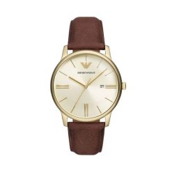 Zegarek Emporio Armani. Brązowe zegarki męskie Emporio Armani. Za 889.99 zł.