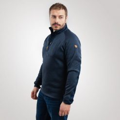 Fjallraven Bluza męska Fjallraven Ovik Fleece. Bluzy nierozpinane męskie Fjallraven Kanken, m, bez wzorów, bez ramiączek, bez kaptura. Za 819.00 zł.