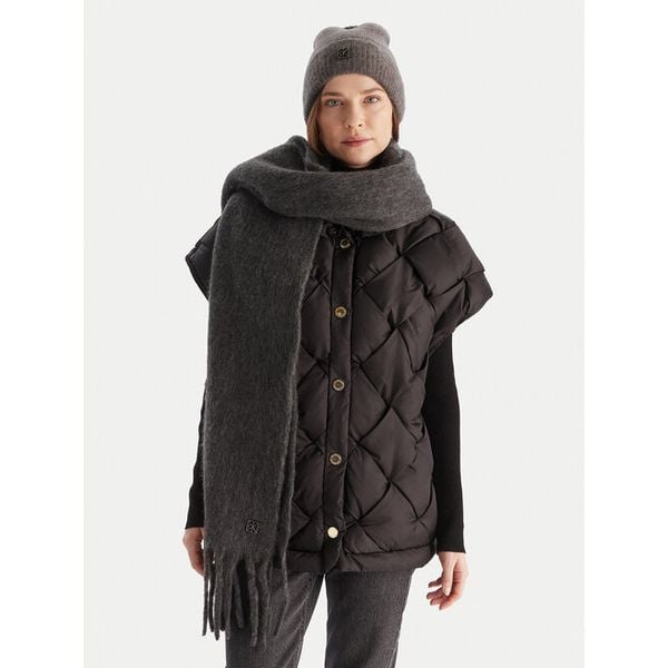 Szalik Calvin Klein. Szare szaliki męskie Calvin Klein, bez wzorów. Za 279.99 zł.