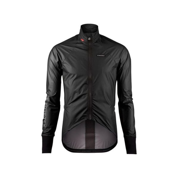 Kurtka wodoodporna Etxeondo Ura. Czarne kurtki męskie ETXEONDO, bez wzorów, bez kaptura, rowerowe. Za 1,273.00 zł.