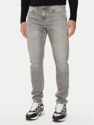 Calvin Klein Jeans Jeansy J30J324833 Szary Slim Fit. Szare jeansy męskie Calvin Klein Jeans, bez wzorów, z bawełny. Za 399.99 zł.