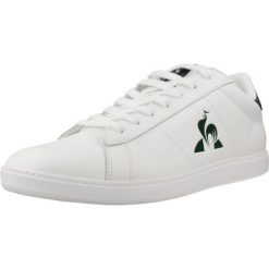 Buty LE COQ SPORTIF COURTSET 2 Biały. Białe buty trekkingowe męskie le coq sportif, bez wzorów, ze skóry, bez zapięcia, trekkingowe. Za 298.99 zł.