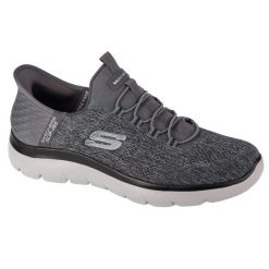 Buty do chodzenia sneakersy męskie, Skechers Slip-Ins: Summits - Key Pace. Czarne buty sportowe na co dzień męskie Skechers, m, bez wzorów, casualowe, bez ramiączek, bez kaptura, trekkingowe. Za 379.99 zł.
