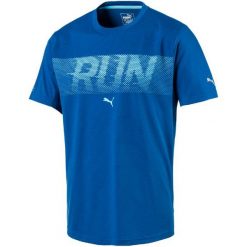 Puma Koszulka Sportowa Run Ss Tee Lapis Blue Heather Xl. T-shirty sportowe męskie marki Puma. W wyprzedaży za 109.00 zł.