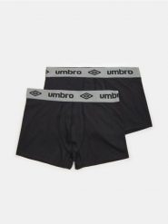 Bokserki Classic 2 pack Umbro - wielobarwny. Brązowe bokserki męskie Sinsay, l, bez wzorów. Za 39.99 zł.