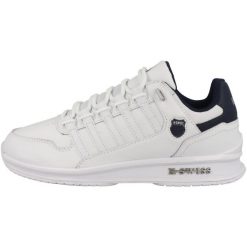 Buty do chodzenia męskie K-Swiss Rinzler Gt. Białe buty sportowe na co dzień męskie K-SWISS, m, bez wzorów, z materiału, bez ramiączek, bez kaptura, trekkingowe. Za 592.00 zł.
