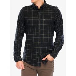 Koszula turystyczna męska Fjallraven Ovik Flannel Shirt. Szare koszule męskie Fjällräven, m, bez wzorów, bez kołnierzyka, bez ramiączek. Za 429.99 zł.