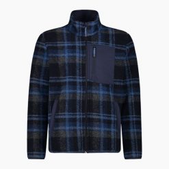 Bluza męska turystyczna CMP 34M0717. Niebieskie bluzy nierozpinane męskie CMP, m, bez wzorów, sportowe, bez ramiączek, bez kaptura. Za 578.50 zł.