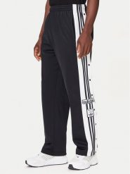 Adidas Spodnie dresowe Adibreak JP3760 Czarny Regular Fit. Czarne spodnie dresowe męskie ADIDAS, bez wzorów, z dresówki. Za 239.99 zł.