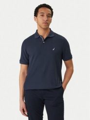 Nautica Polo Cabin NCCR0110 Granatowy Classic Fit. Niebieskie koszulki polo męskie Nautica, m, bez wzorów, z bawełny, bez kołnierzyka, bez ramiączek. Za 129.99 zł.