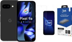 Smartfon Pixel 9A 5G 8/256GB Czarny (GA09566-GB) + FlexibleGlass. Czarne smartfony Google. Za 2,348.00 zł.