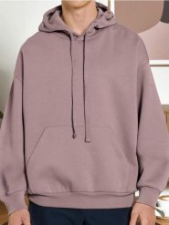 Bluza hoodie comfort fit - różowy. Czerwone bluzy nierozpinane męskie Sinsay, l, bez wzorów, bez ramiączek, bez kaptura. Za 39.99 zł.