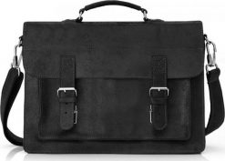 Solome GRAFITOWA SKÓRZANA TORBA LISTONOSZKA NA RAMIĘ SOLOME. Szare torby męskie na ramię Solome, bez wzorów, na ramię. Za 349.00 zł.