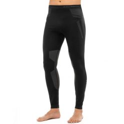 Legginsy termoaktywne Męskie Brubeck DRY. Czarne bielizna termoaktywna męska Brubeck, l, bez wzorów, z elastanu, bez ramiączek, do biegania. Za 129.99 zł.
