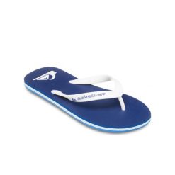 Klapki dla Mężczyzn MOLOKAI CORE Niebieski. Niebieskie klapki i japonki męskie Quiksilver, bez wzorów, z gumy. Za 59.99 zł.