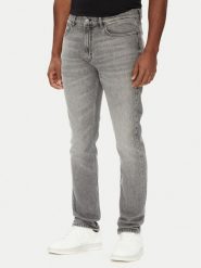 HUGO Jeansy 50542701 Szary Slim Fit. Szare jeansy męskie Hugo, bez wzorów, z bawełny. Za 509.99 zł.