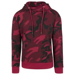 Bluza z kapturem Urban Classic camo. Czerwone bluzy z kapturem męskie Urban Classics, m, bez wzorów, z kapturem. Za 237.00 zł.