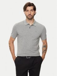 Boss Polo Pallas 50468362 Szary Regular Fit. Szare koszulki polo męskie Boss, m, bez wzorów, z bawełny, bez kołnierzyka, bez ramiączek. Za 279.99 zł.
