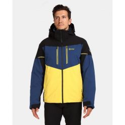 Męska kurtka narciarska Kilpi TONNSI-M. Żółte kurtki narciarskie i snowboardowe męskie Kilpi, na zimę, m, bez wzorów, bez kaptura, narciarskie. Za 731.89 zł.