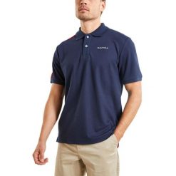 Koszulka Polo Męska Nautica Hopeman. Niebieskie koszulki polo męskie Nautica, m, bez wzorów, z bawełny, sportowe, bez kołnierzyka, bez ramiączek. Za 259.00 zł.