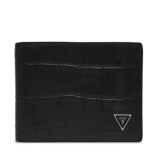 Portfel Guess. Czarne portfele męskie Guess, z aplikacjami. Za 329.99 zł.