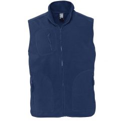 Polar Unisex Bezrękawnik Kamizelka Polarowa. Niebieskie bluzy z polaru męskie SOL'S, m, bez wzorów, z polaru, bez ramiączek, bez kaptura. Za 144.99 zł.