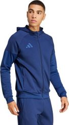 Bluza męska adidas Tiro 25 Full-Zip Hoodie granatowa JC5131 M. Bluzy nierozpinane męskie ADIDAS, m, bez wzorów, bez ramiączek, bez kaptura. Za 227.10 zł.