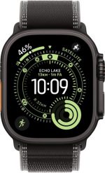 Smartwatch Apple Watch Ultra 3 (GPS + Cellular) 49mm Black Titanium Case with Black Trail Band, M/L. Czarne zegarki smartwatch Apple. Za 4,645.91 zł.