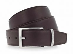 TOM TAILOR MĘSKI PASEK SKÓRZANY KLASYCZNA SKÓRA TG1069R45/690 35mm Gürtel Q.1645 0690 DARKBROWN. Białe paski męskie Tom Tailor, bez wzorów, z denimu, eleganckie. Za 99.99 zł.