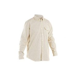 Koszula myśliwska AIGLE HANAJ. Szare koszule męskie AIGLE, m, bez wzorów, bez kołnierzyka, bez ramiączek. Za 179.99 zł.