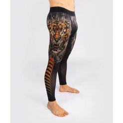 Venum Legginsy Tiger Black/Neon Orange. Czarne legginsy męskie VENUM, xl, bez wzorów. Za 239.00 zł.