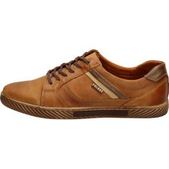 Brązowe POLSKIE półbuty męskie POLBUT J47 1227. Eleganckie półbuty męskie Polbut. W wyprzedaży za 159.00 zł.