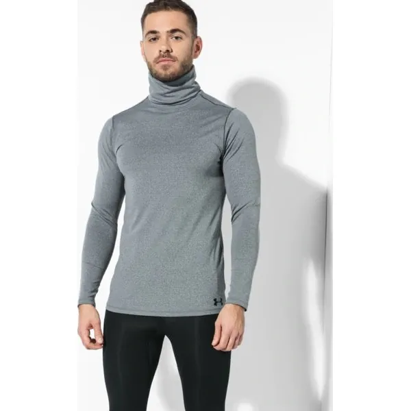 Under Armour Bluza Fitted Cg Funnel Neck , szary, rozmiar M. Szare bluzy nierozpinane męskie Under Armour, m, bez wzorów, z materiału, bez ramiączek, bez kaptura. W wyprzedaży za 119.99 zł.