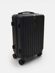 Walizka - czarny. Czarne walizki męskie Sinsay, bez wzorów, małe. Za 129.99 zł.