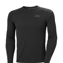 Koszulka termoaktywna z długim rękawem męska Helly Hansen Lifa Active Crew. Czarne bielizna termoaktywna męska Helly Hansen, m, bez wzorów, bez ramiączek. Za 247.80 zł.