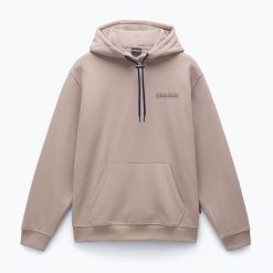Bluza męska Napapijri B-Albula Hooded. Brązowe bluzy nierozpinane męskie Napapijri, m, bez wzorów, bez ramiączek, bez kaptura. Za 249.99 zł.