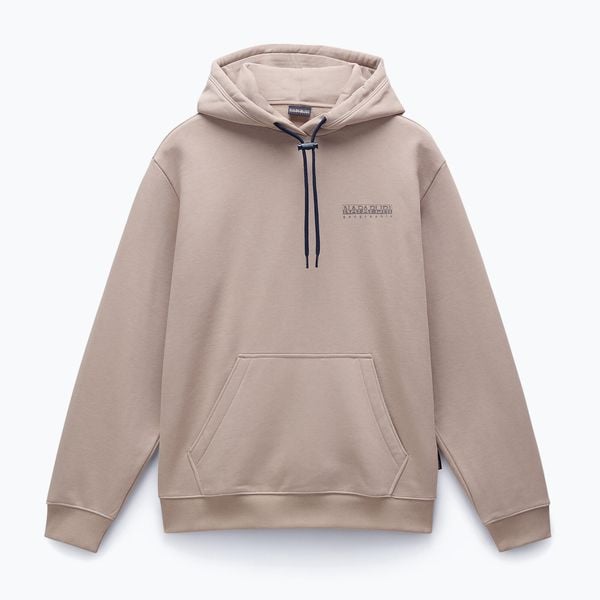 Bluza męska Napapijri B-Albula Hooded. Brązowe bluzy nierozpinane męskie Napapijri, m, bez wzorów, bez ramiączek, bez kaptura. W wyprzedaży za 340.00 zł.
