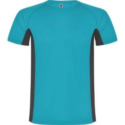 Męska Koszulka Sportowa Z Krótkim Rękawem Shanghai. Niebieskie t-shirty sportowe męskie ROLY, m, bez wzorów, sportowe, bez ramiączek. Za 34.99 zł.