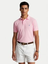 Polo Ralph Lauren Polo Core Replen 710782592 Różowy Custom Slim Fit. Czerwone koszulki polo męskie Polo Ralph Lauren, m, bez wzorów, z bawełny, bez kołnierzyka, bez ramiączek. Za 449.99 zł.