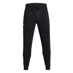Spodnie Do Joggingu Męskie Polar Rival. Czarne bluzy z polaru męskie Under Armour, m, bez wzorów, z dresówki, bez ramiączek, bez kaptura. Za 324.99 zł.