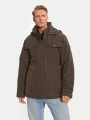Wrangler Kurtka zimowa 112358096 Brązowy Regular Fit. Brązowe kurtki męskie Wrangler, na zimę, m, bez wzorów, z syntetyku, bez ramiączek, bez kaptura. Za 409.99 zł.
