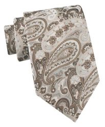 Klasyczny Krawat Męski - Chattier - Odcienie Beżów i Jasnego Brązu. Krawaty i muchy męskie Chattier, bez wzorów, z tkaniny, eleganckie. Za 49.00 zł.