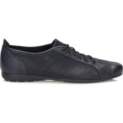 Granatowe półbuty męskie. Eleganckie półbuty męskie marki Kazar. Za 429.00 zł.