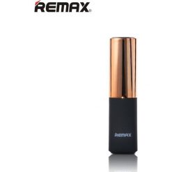 Powerbank REMAX Szminka 2400 mAh (AA-1116). Czarne powerbanki REMAX. Za 33.00 zł.