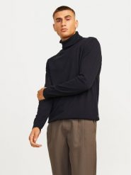 Jack & Jones Golf Basic 12258051 Czarny Regular Fit. Czarne kardigany męskie Jack & Jones, m, bez wzorów, z bawełny, bez ramiączek. Za 69.99 zł.