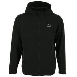 Bluza męska z kapturem Puma CLSX+ FZ. Czarne bluzy nierozpinane męskie Puma, m, bez wzorów, z kapturem. W wyprzedaży za 149.00 zł.