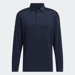 Koszulka polo ADIDAS do golfa męska. Koszulki męskie z długim rękawem ADIDAS, l, bez wzorów, z materiału, sportowe, bez kołnierzyka, bez ramiączek. Za 239.99 zł.