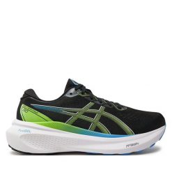 Buty do biegania Asics. Czarne buty do biegania męskie Asics, bez wzorów, bez zapięcia, do biegania. Za 279.99 zł.