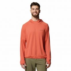 Bluza z kapturem męska Columbia Skien Valley Hoodie. Brązowe bluzy z kapturem męskie Columbia, m, bez wzorów, z kapturem. Za 229.99 zł.