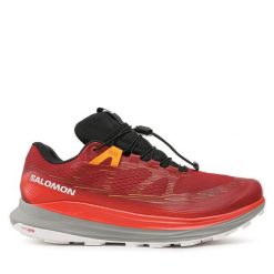 Buty do biegania Salomon. Czerwone buty do biegania męskie Salomon, bez wzorów, bez zapięcia, do biegania. Za 559.99 zł.